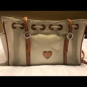 Brighton leather shoulder purse